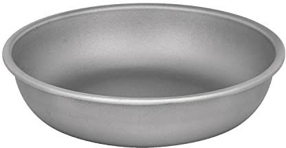TiTo Titanium Plate Dish Outdoor Camping Tableware Ultralight Round Fruit Titanium Alloy Dinner Dishes Pan for BBQ Hiking Picnic (Small)