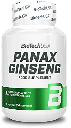 5 x Biotech USA Panax Ginseng, 60 Kapseln (5er Pack)