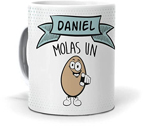 Taza Daniel molas un Huevo. Cerámica AAA - 350 ml.