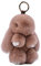 YARKIM Porte-clés en forme de lapin en fourrure - Porte-clés Rex Lapin automobile (kaki), kaki, Taille Unique