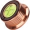 Tertullus Stabilizzatore di peso piatto 3 in 1, 50 Hz, 280 g, in vinile, stabilizzatore per piatti, livello di alluminio, LP peso, disco per giradischi LP (oro)