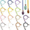 Crystal Necklace Holder Cord Empty Stone Cage Holder for Pendants Jewelry Making