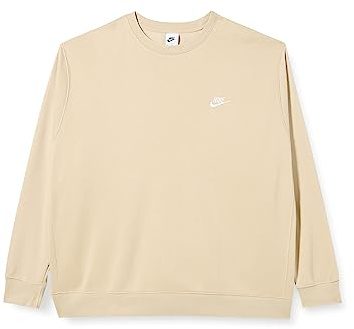 NIKE BV2662-206 M NSW CLUB CRW BB Sweatshirt Men's Rattan/White 2XL-T