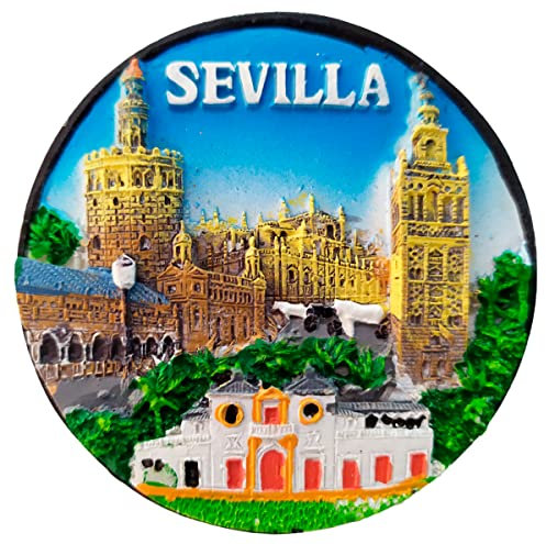 Sevilla Magnet aus Kunstharz