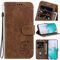 Handyhülle für Nokia G10/G20 Hülle Leder, Handy Nokia G10/G20 Tiger Hüllen, Leder Flip Etui Handytasche Schutzhülle für Nokia G10/G20 with Klapphülle Standfunktion Case braun