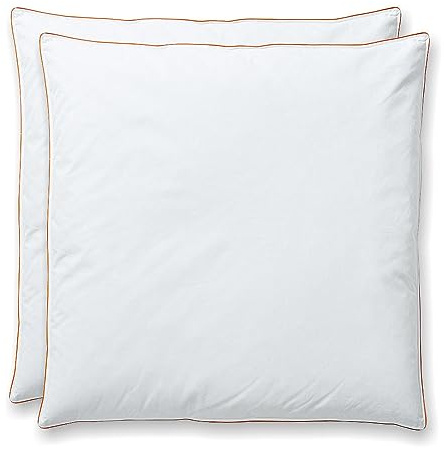 RIBECO Gänsefederkissenset Kalle 80x80 cm weiß - normal