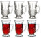 Pasabahce Premium Classic Turkish Tea Cups with Handles, Set of 6, Perfect for Tea Party, Gifts, Housewarming, Weddings, Anniversary, 5.25 Oz