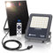 Aigostar Projecteur Solaire LED d’extérieur avec grand panneau solaire, 200W,2000LM, batterie de grande capacité,IP65, 6500K, lampe solaire extérieure pour jardins, portes, garages,câble de 2M
