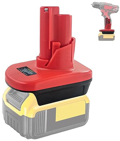 for Milwaukee M18 to M12 Battery Adapter, for Dewalt 20V to for Milwaukee 12V M12 Converter, Convert 18V/20V Battery to 12V Battery Tools