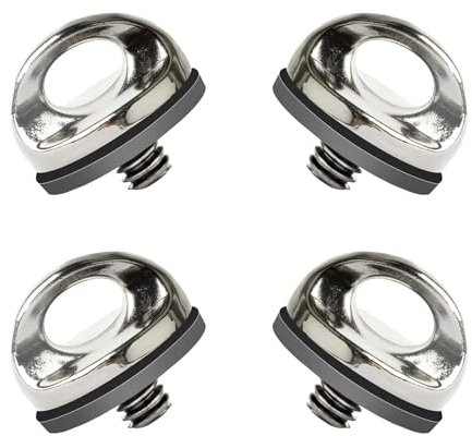 2 x 1/4 Inch Quick Release Plate for DSLR Cameras Microsingle Tripods Camera Gimbals Sports Camera Supports (4-Screws-1)