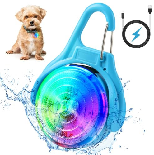 AUAUY LED Blinklicht Schulranzen Sicherheitslicht, 4 Blinkmodis USB Aufladbar Reflektoren Licht für Schulranzen, Sicherheitslicht Anhänger für Wandern Laufen Joggen Haustier Rucksack Kleidung