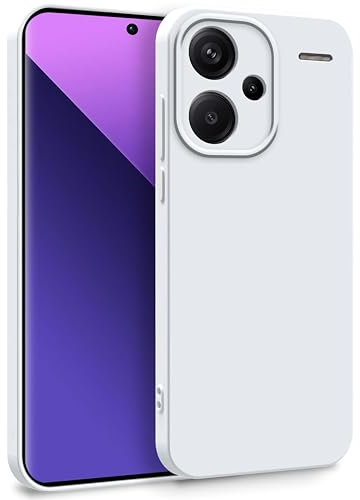 MyGadget Funda para Xiaomi Redmi Note 13 Pro Plus 5G en Silicona TPU - Carcasa de Doble Capa - Case Resistente Antigolpes y Anti choques - Ultra Protectora Blanco