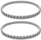 BAAQII Poolreiniger-Zahnschiene, 30,5 x 30,5 x 2,5 cm, Antriebsriemen für Dolphin Maytronics Robotermodelle von 2006 bis heute Teilenummer 3295-133, Herstellernummer 9985006-R2, 2 Stück, AMUK978