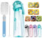 Air Gour Up Bouteille, 650ML Air-up Gourd Avec 7 sul Saveur Gout Pods, Bouteille d'eau Parfumée Sans Avec Paille-0 Sugar 0 Crie et tasse d'eau