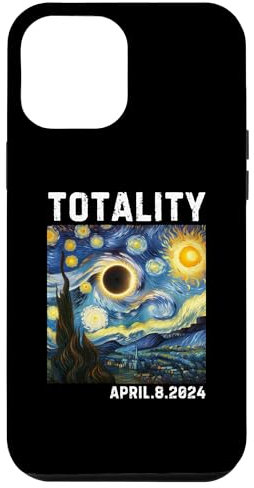 Hülle für iPhone 12 Pro Max Art Solar Eclipse 2024 Totality Sonnenfinsternis Brille