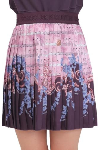 VERSACE JEANS COUTURE Gonna Corta Viola da Donna caratterizzata dalla Stampa Swan Lake 42