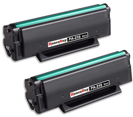 HenceBuy PA-210 Tonerkartusche Kompatible für Pantum PA-210 PA210 Toner P2502W P2500W M6500NW M6500W M6550NW M6500 M6600NW M6600N Laserdrucker 1600 Seiten (2 Schwarz)