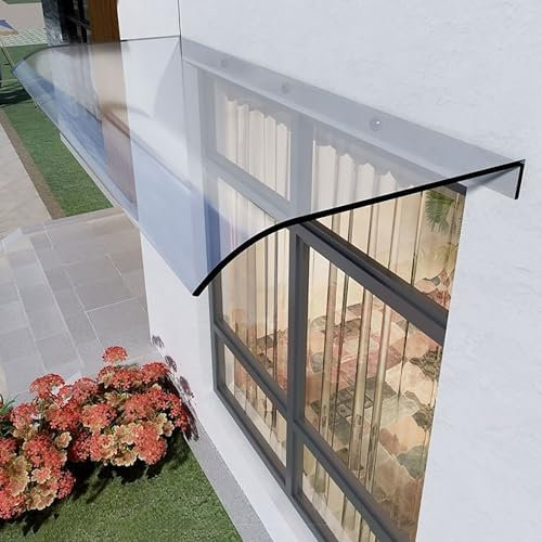 Tenda da sole per porta, tenda da sole per ingresso porta, tende da sole per patio con staffa in acciaio di plastica, tenda da sole per giardino esterno, tende da sole per porta d'ingresso e balcone