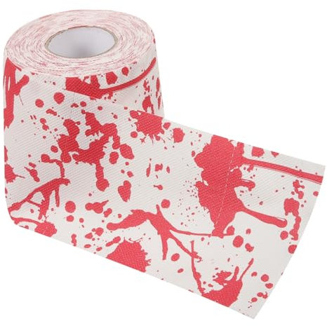 Klopapierrolle Halloween 1 Rolle aus Papier Gruselig Bedruckt