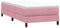 vidaXL Boxspringbett ohne Matratze Rosa 100x220 cm Samt, Bett, Bettgestell, Einzelbett, Schlafzimmermöbel, Bettrahmen, Samtbett, Polsterbett