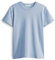 OPUS Damen Kurzarmshirt | T-Shirt SAMUN Slim aus BCI Cotton Mix Oxford Blue, 38