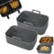 Silicone Air Fryer Liners - Reusable, Air Fryer Accessories, Compatible with Ninja, Tower, Rusell Hobbs, Heat Resistant, Disposable Parchment Paper Liners (2 Pack - Rectangle Silicone Liners)
