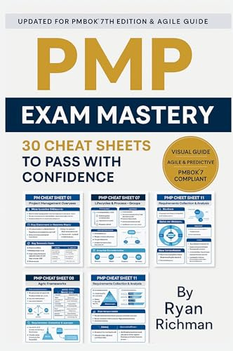 PMP Exam Mastery: 30 Cheat Sheets to Pass With Confidence
