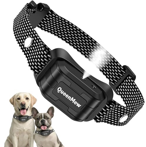 Collier Anti Aboiement Chien, Collier Anti Aboiement Chien Citronnelle Spray, 2 Modes de Pulvérisation Réglables, Anti-aboiement Automatique, Collier de Dressage pour Chien, Étanche et Rechargeable