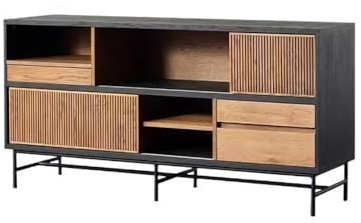 Huangj-0527 Sideboard Large capacity sideboard tea cupboard drawer style dining room living Sideboard with Doors