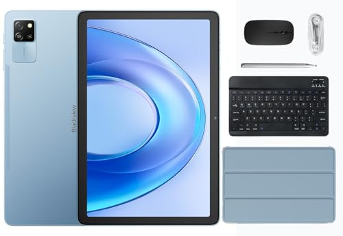 Blackview Tab 60 Pro | 10.1″ HD+ IPS 60Hz | 24GB RAM + 128GB (2TB) | Blu | Unisoc T606 Octa-Core | 8MP + 5MP | GPS | Tablet LTE | Dual SIM | Face Unlock | 2 anni di garanzia | Gift set