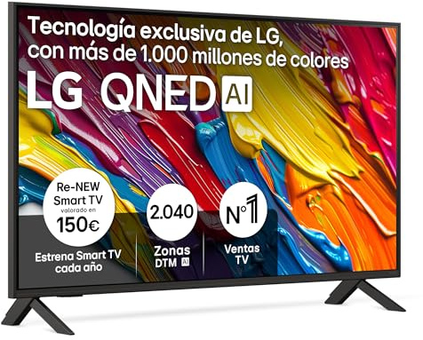 LG QNED 4K UHD 43QNED84A6C 43 Zoll Smart TV, WebOS, HDR