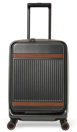 The Chesterfield Brand mit Laptopfach Zuna Trolley with Frontpocket Urban Graphite anthrazit 55cm