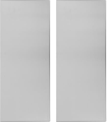AUTSUPPL 2 Placas Metálicas Autoadhesivas Grabables, Tamaño 25x11cm para Puerta de Acero Inoxidable Ideales para Oficinas, Hospitales y Hoteles