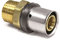 Pipetec Pressfitting Übergang 32x3 mm 1 Zoll Aussengewinde TH Kontur Verbundrohr, DVGW, TH-Profil