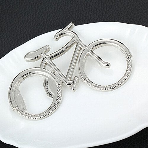 Happy Star® Silver Metal Bicycle Bike Shaped Beer Bottle Opener Gift for Cyclist