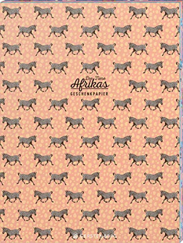 Die Tiere Afrikas Geschenkpapier-Heft Motiv Zebra: 2 x 5 Bögen
