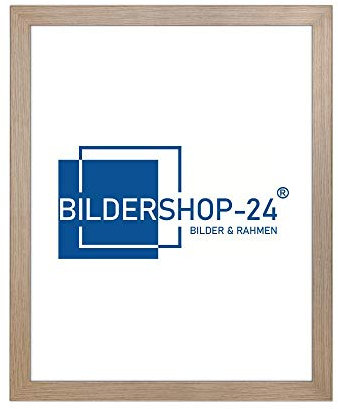 Bildershop-24 Bilderrahmen modern stabil RahmBig Eiche Natur 29,7 X 42 cm (DIN A3) Rahmen für Bilder Urkunden Poster Farbe & Größe wählbar