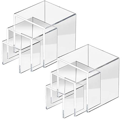 HBselect Displayständer aus transparentem Acryl, klares Acryl, Schmuckständer, Ausstellungsständer, Acryl