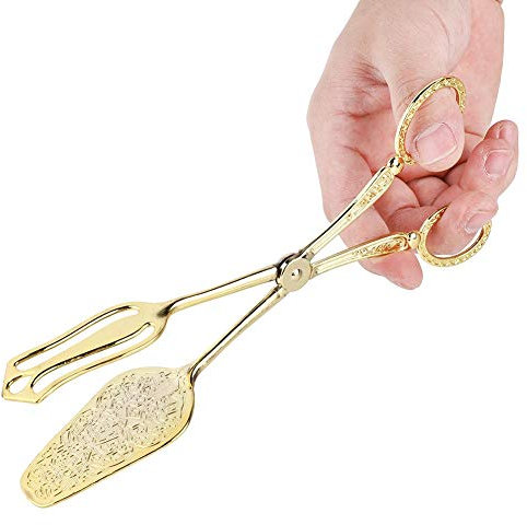 TOPINCN Pince à Pain, légumes, Pinces à gâteau, Pinces à Buffet, Pinces à Barbecue, Outils de Cuisson rétro Arabe