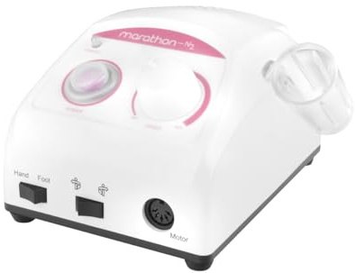 Nagelfräser Nagelfeile Saeyang Marathon New N2 + SH300S Weiss Fräser Maniküre Pediküre