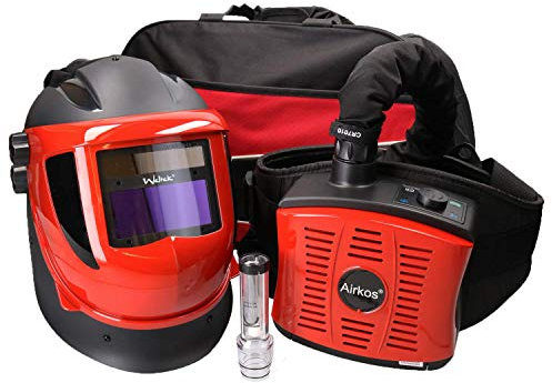 Airfed Auto Darkening Welding & Grinding Flip Mask Helmet System Weltek