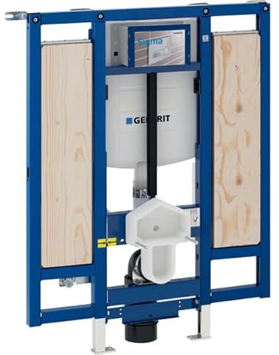 Geberit - Bâti-support applique - Bâti-support Duofix WC suspendu, 112 cm, adapté PMR avec WC hauteur réglable pour barres de relevage - Geberit