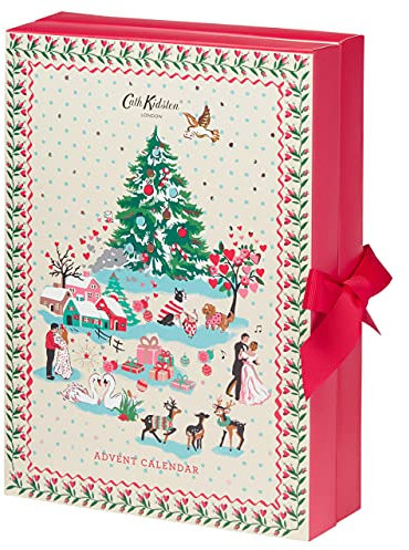 Cath Kidston Beauty Shine Bright 2021 Beauty Adventskalender mit 24 Luxus-Bad- & Körper-Leckerlis