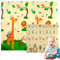 Edibaby, Alfombra Bebe Acolchada Plegable, 200 x 180 cm, 1.5cm, Tapete Bebe, Habitación, Colchoneta Suelo, Infantil, Actividades, Dormitorio, de Juegos (Forest Edition)