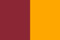 BANDIERA GIALLOROSSA COLORI CITTA' DI ROMA GRANDE misura cm. 100 x 147 BGRMGR100X147