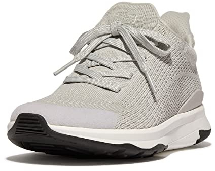 Fitflop Women's Vitamin FFX Knit Sports Sneakers, Tiptoe Grey Mix, 3 UK