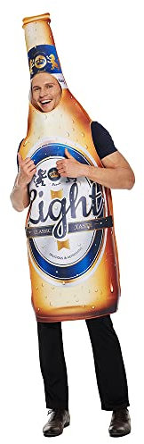 EraSpooky Adult sponge beer bottle costume for Oktoberfest party, cosplay, Halloween, carnival