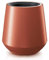 Gardening Naturally Plant Pot Paisley Stylish and Unique Planters for Indoor Plants Plastic (Tapered Pot 44cm - Copper)