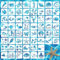 60 PCS Schablonen für die Malerei, wiederverwendbare Ozean Samll Schablonen 7.6x7.6cm, Schablone Stuff DIY Handwerk Vorlage Farbe Meer Schablonen für die Malerei auf Holz Wand Home Decor