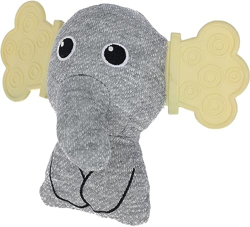 Kerbl Pet Welpenspielzeug Elefant gelb/grau